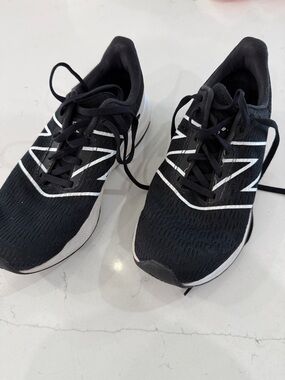 New Balance Black and White Athletic Sneakers